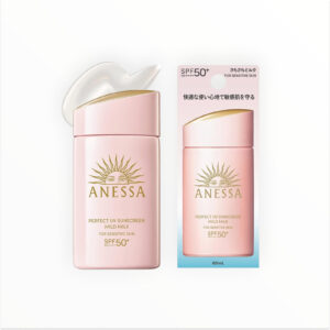 ANESSA Perfect UV Mild Milk NA SPF50+ PA++++ 60 ml – gentle japanese sunscreen for sensitive skin and babies