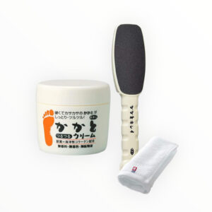 Azuma Shoji Heel Care Set: Kakado Kirei + Kakado Tsurutsuru Cream 100 g
