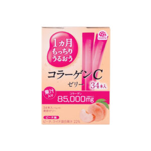 Earth Collagen C Jelly Premium Rich with Peach Flavour, 34 sticks (10 g × 34)