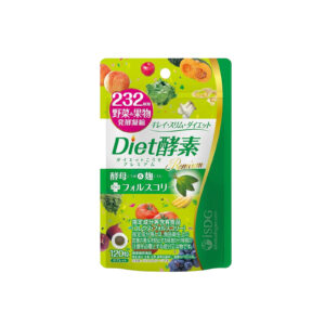 iSDG Diet Enzyme 232 Vegetables & Fruits, 120 Capsules, to support weight management.