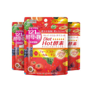 iSDG Diet Hot Enzyme, 60 Capsules × 3 Packs, Metabolism Support