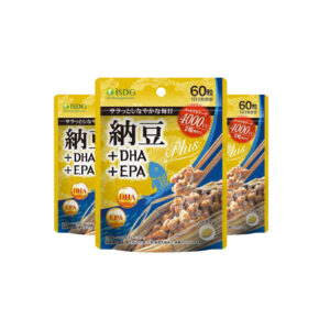 iSDG Nattokinase 4000FU + DHA & EPA, 60 Capsules*3 packs