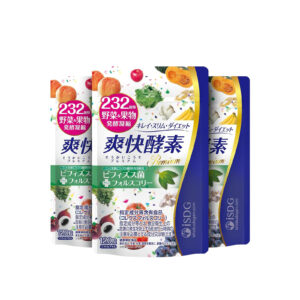 iSDG Premium Enzyme 232 Vegetables & Fruits with Bifidobacteria & Coleus Forskohlii, 120 Capsules*3 packs