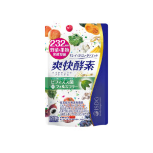 iSDG Premium Enzyme 232 Vegetables & Fruits with Bifidobacteria & Coleus Forskohlii, 120 Capsules