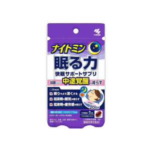 Kobayashi Nightmin「Neru Chikara」- supports deep sleep and reduces night-time awakenings 20 capsules
