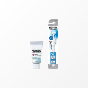 Lion NONIO Tongue cleaning set: brush + special gel, 1 pc.