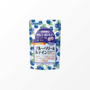 ORIHIRO Blueberry Lutein Chewables, 120 Tablets