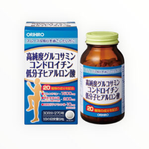 ORIHIRO High Purity Glucosamine + Chondroitin + Low Molecular Weight Hyaluronic Acid, 270 Tablets