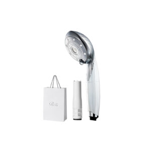 ReFa FINE BUBBLE PURE shower massager attachment with ultra-fine bubbles and water purification cartridge