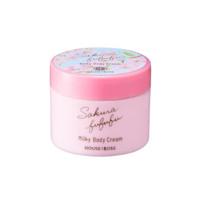 Sakura Fufufu milky body cream with sakura fragrance, 95 g