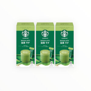 Starbucks Premium Mix Matcha Latte Stick Coffee, 12 sticks (3 boxes of 4 servings)